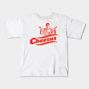 Our lord and savior Cheesus Kids T-Shirt